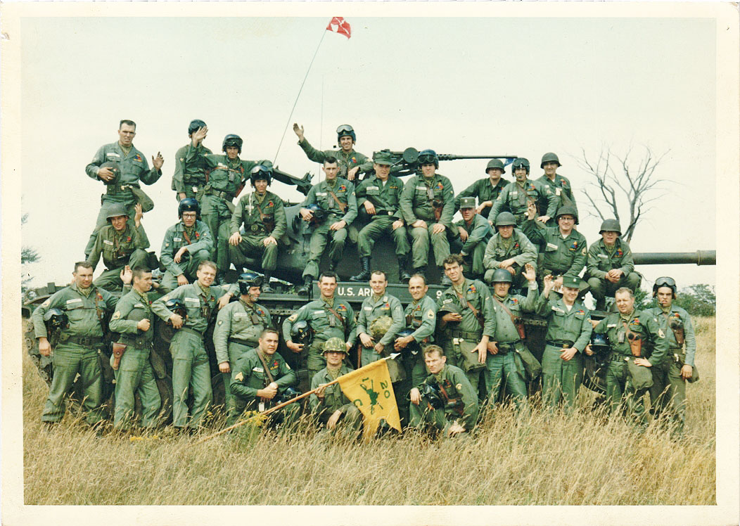 Tank crew of Company C, 1st Battalion, 20th Armor